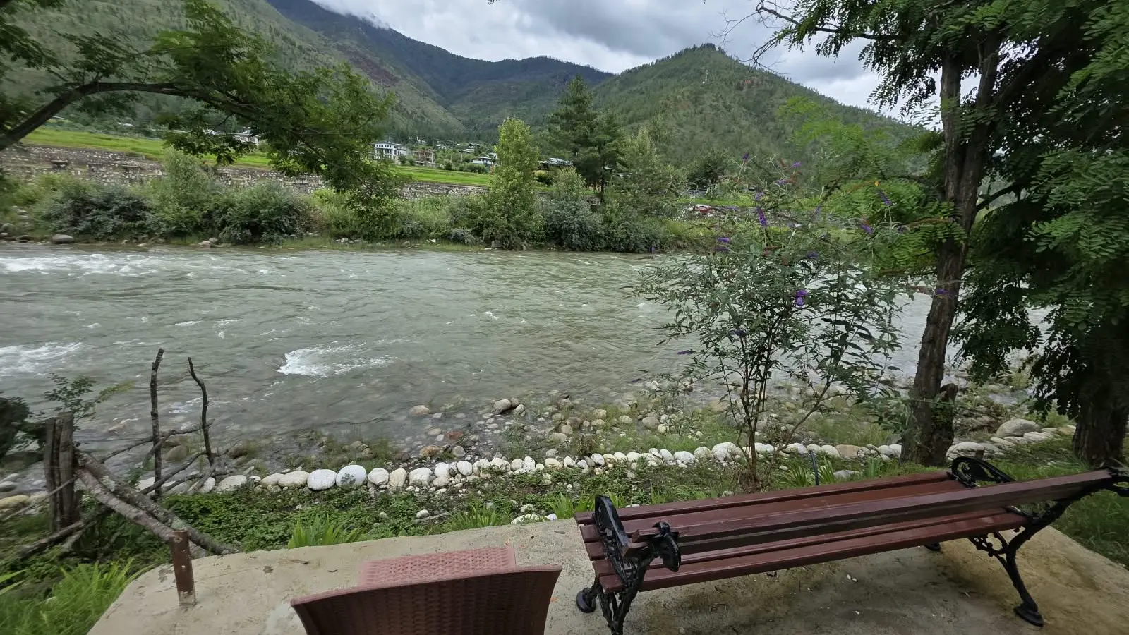 A seat beside the living river